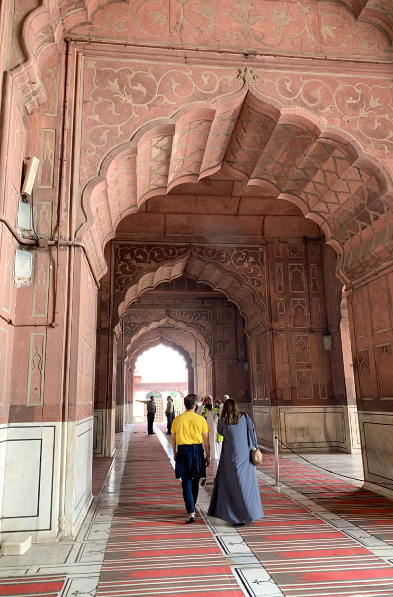 Jama Masjid Mosque, Delhi, India by Karin Jones